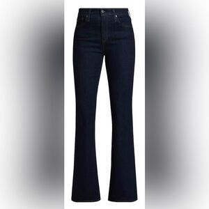 NWOT AG Dark Indigo Blue Farrah Bootcut Jeans 29